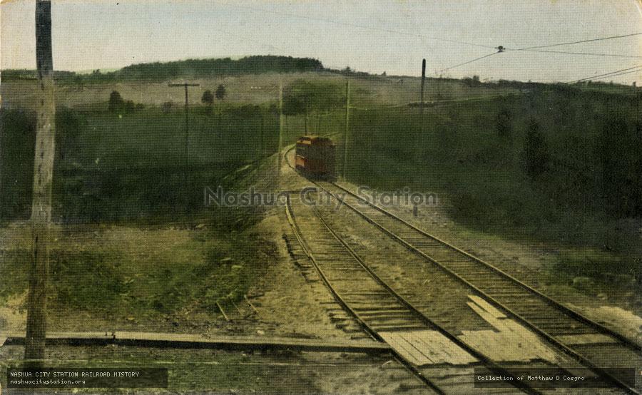 Postcard: View on the Derry and Manchester Street Railway, Derry, New Hampshire